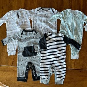 0-3 month romper bundle of 5 Target Cloud Island